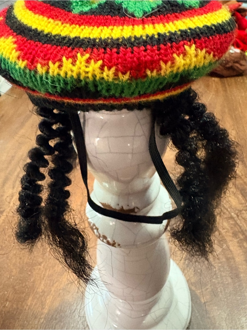 Rasta Wig, Witch & Shark Headpieces for Pets Size XS